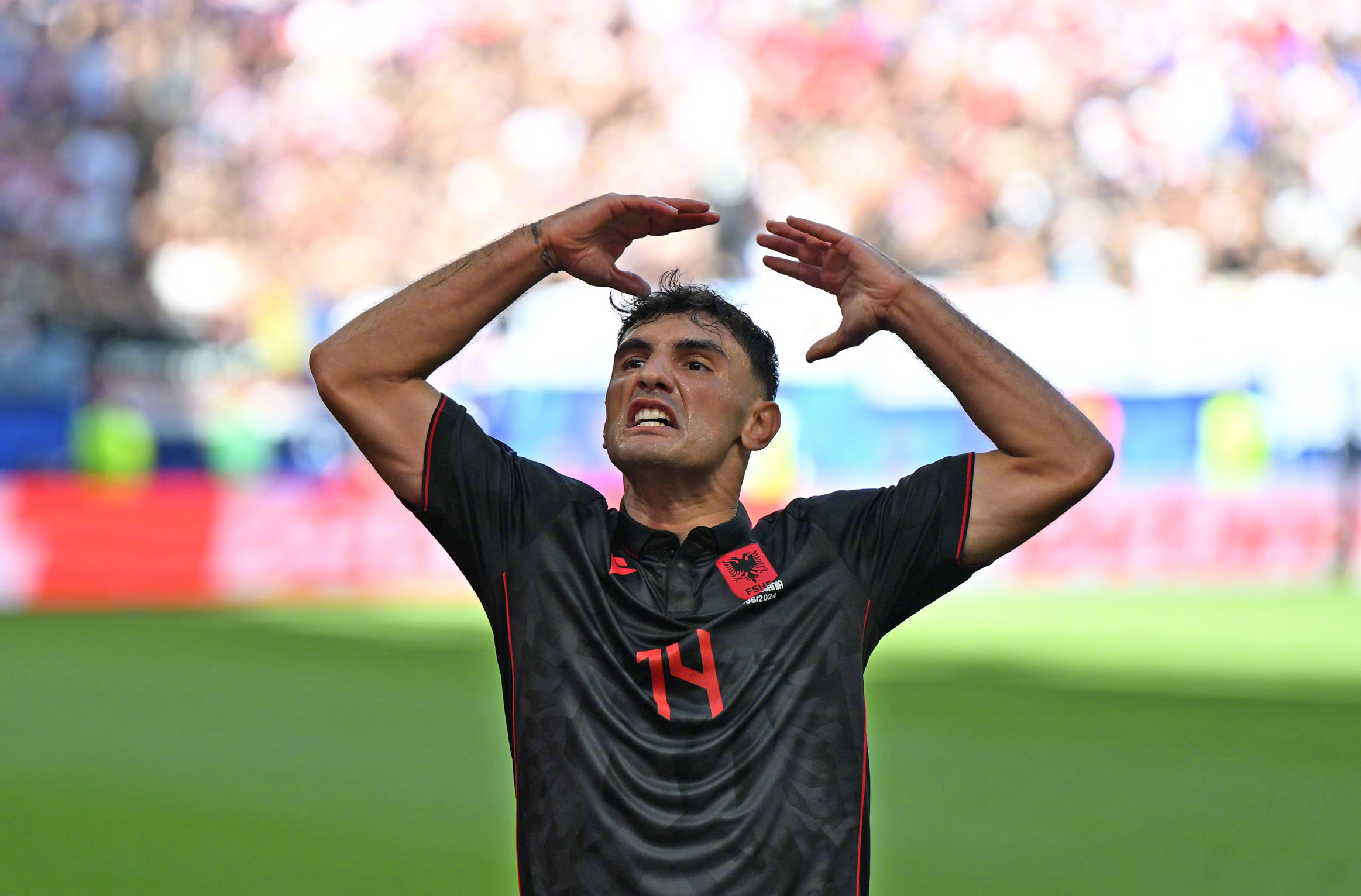 包含阿尔巴尼亚队面临困境，必须全力应对挑战的词条